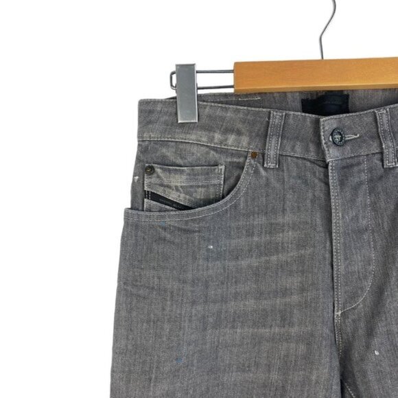 DIESEL Black Gold Superbia Wash BG80M Grey Slim Tapered Denim Jeans US 30 - Picture 4 of 16